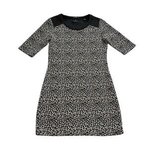 Scotch & Soda | Maison Scotch Black & White Animal Print Dress - Size 2